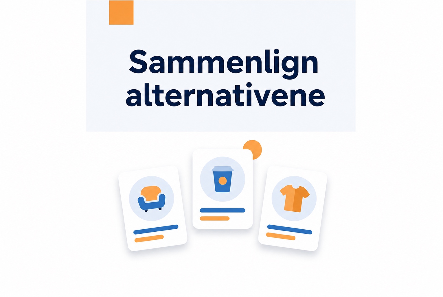 Sammenligning av kjøpbar video og statiske produktbilder
