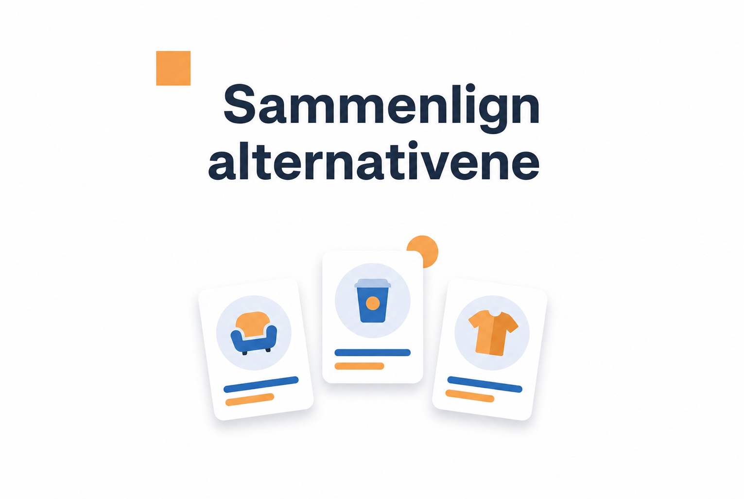 Alternativer for video og produktbilder i en nettbutikk