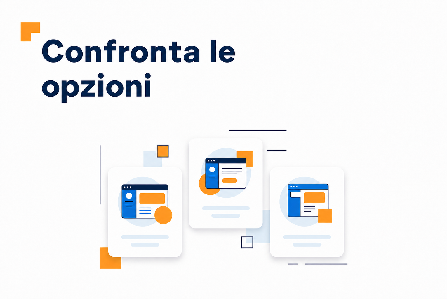 Confronto dei segnali di fiducia su un sito sconosciuto