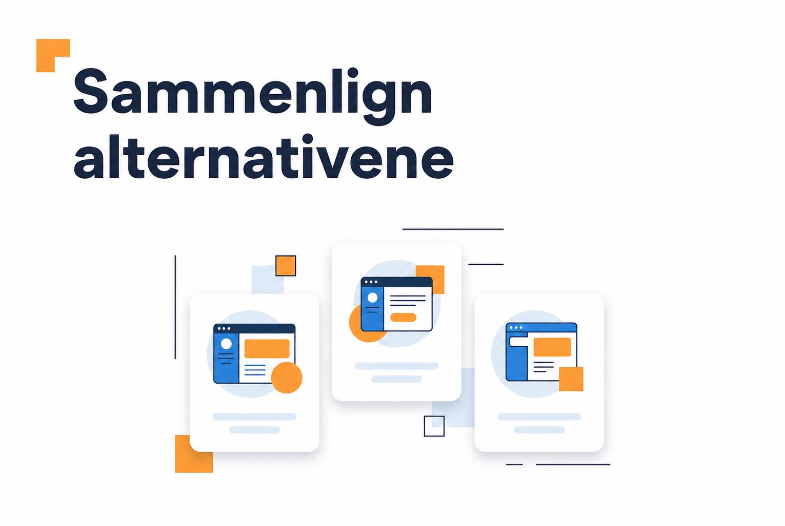 Sammenligning av tillitssignaler på et ukjent nettsted
