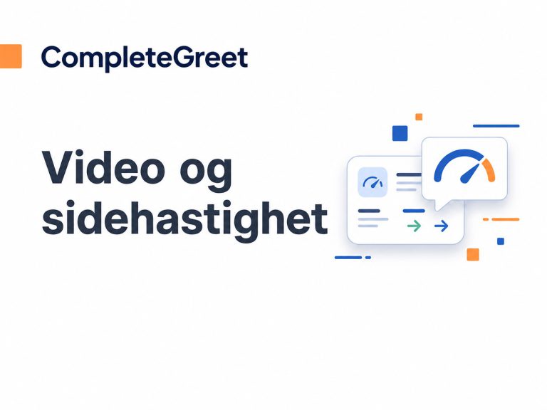 Gjør video nettstedet tregere?