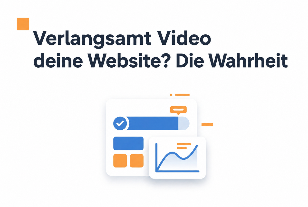 Macht Video deine Website langsamer? Die Wahrheit 1 Datenillustration zu Video und Website-Ladezeit