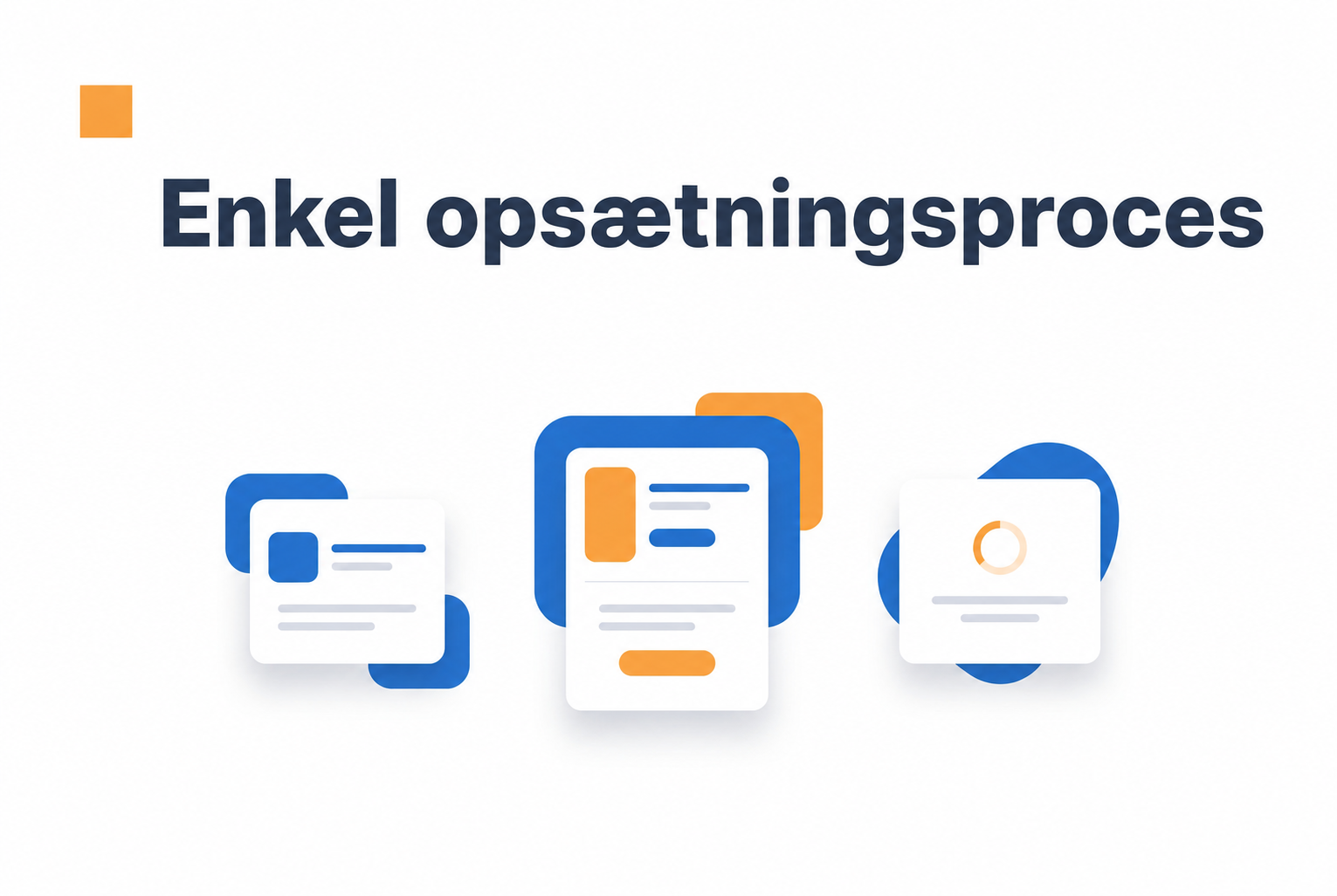 Enkel opsætningsproces for en videowidget