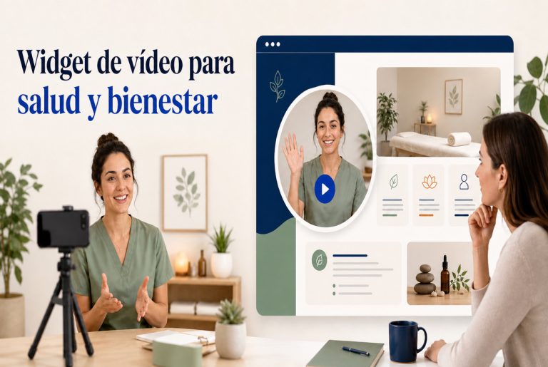 Widget de vídeo para salud y bienestar