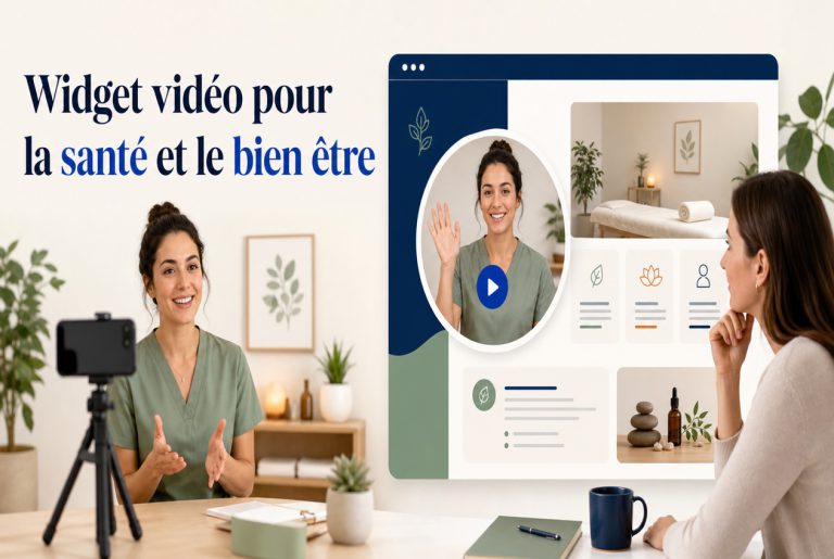 Widget vidéo pour la santé et le bien être