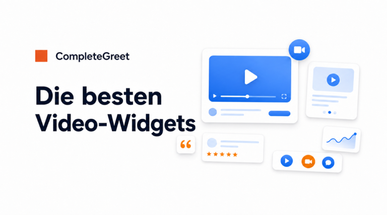 Die besten Videowidgets für Websites