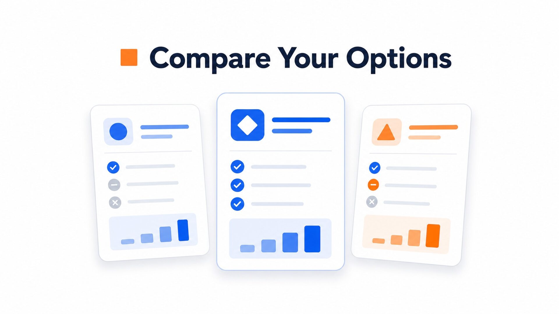Comparison illustration for How do the top options compare on setup, pricing, and fit