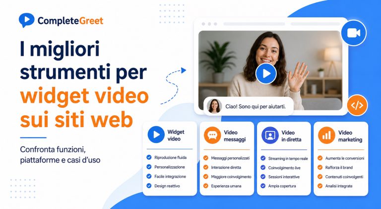 I migliori strumenti per widget video sui siti web