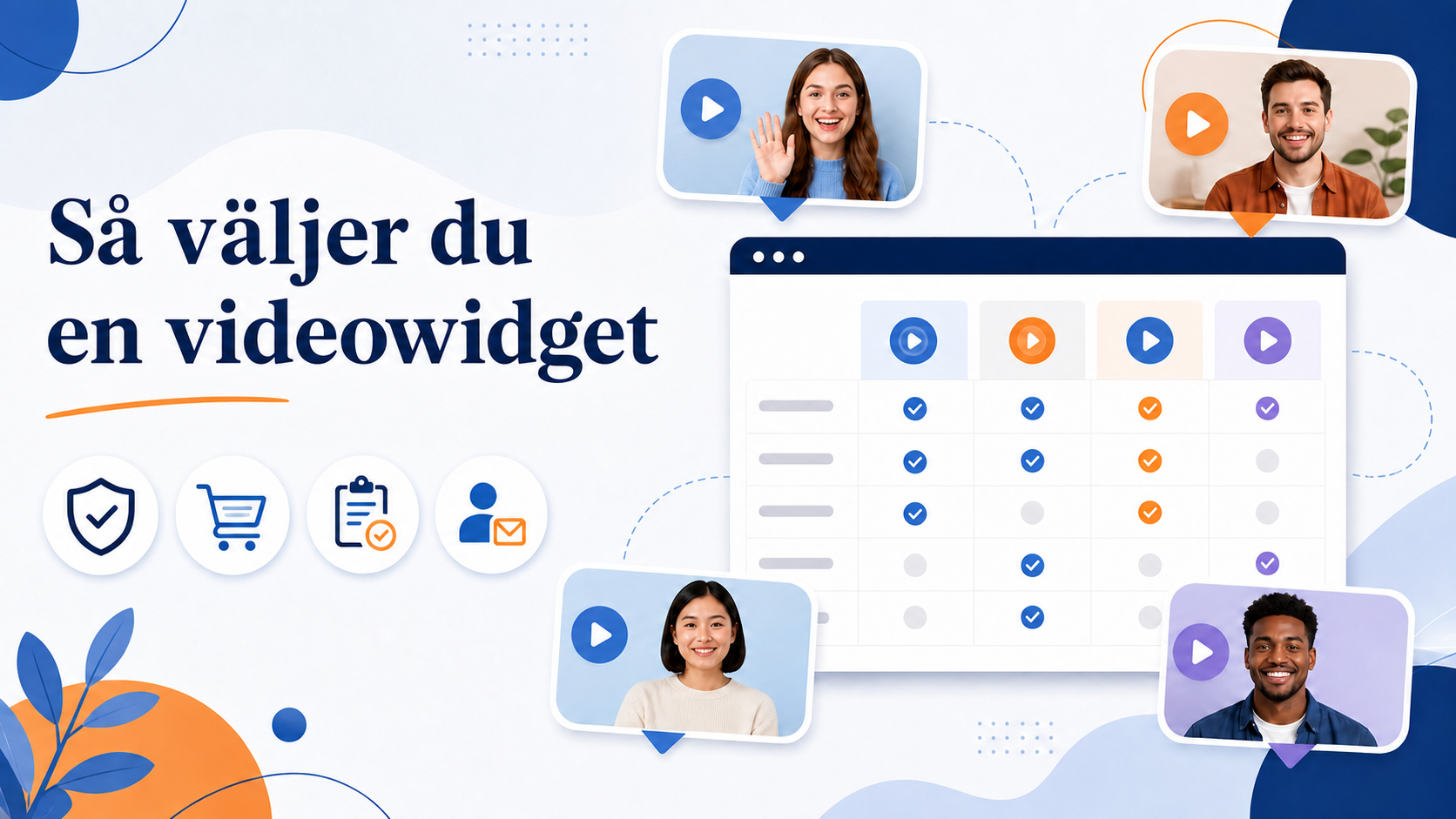 Bästa videowidgets för webbplatser