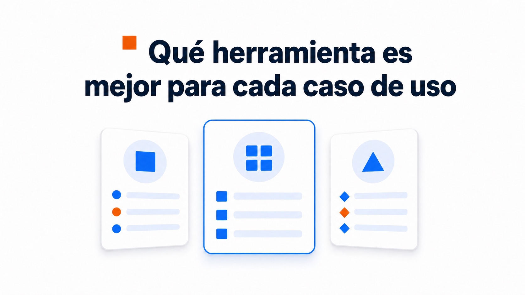 Ilustración de videowidgets para distintos casos de uso