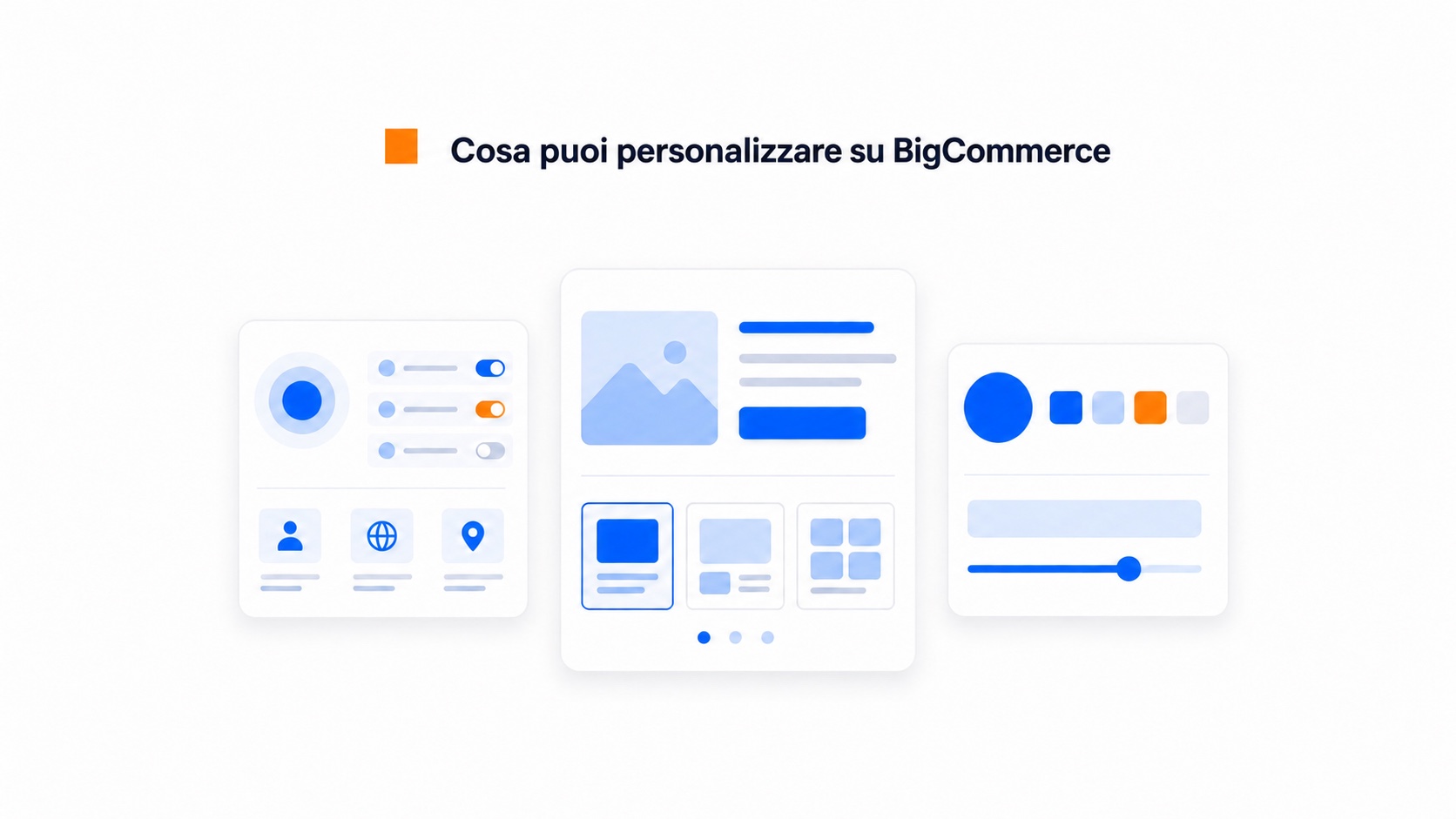 Confronto delle opzioni per il widget video BigCommerce