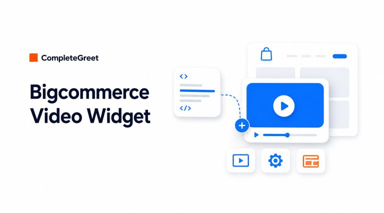Videowidget für BigCommerce: Installation und Anpassung