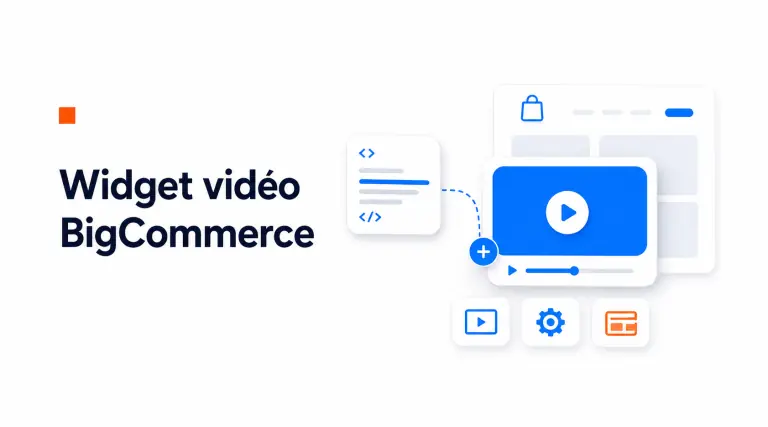 Widget vidéo BigCommerce : installation et personnalisation