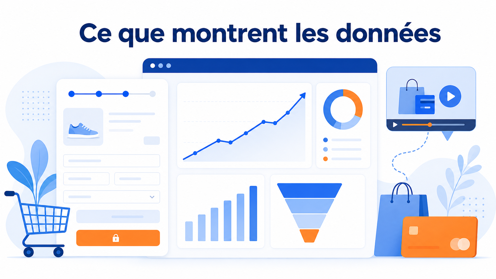 Vidéo dans le paiement : réduire les abandons de panier 1 Illustration des données sur la vidéo dans le paiement