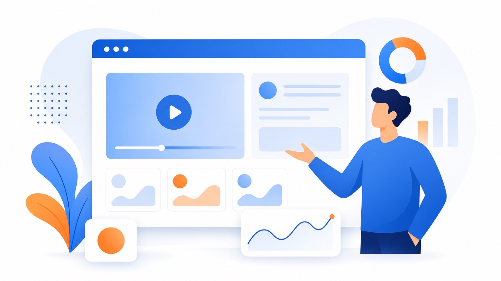 De viktigste målingene for shoppable video 2 CompleteGreet-dashboard med statistik og performancekort