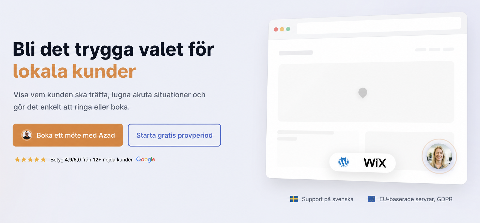 Videowidget för träningsstudior och personliga tränare