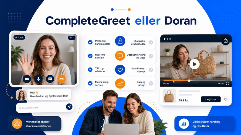 CompleteGreet eller Doran: Hvilken videowidget passer dig?