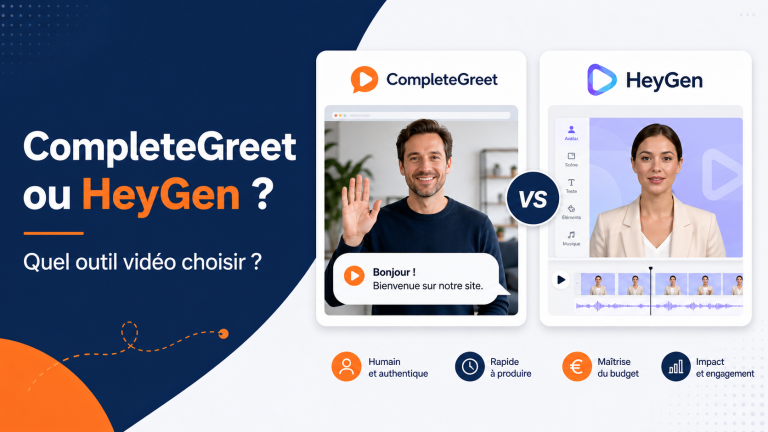 CompleteGreet ou HeyGen : quel outil vidéo choisir ?