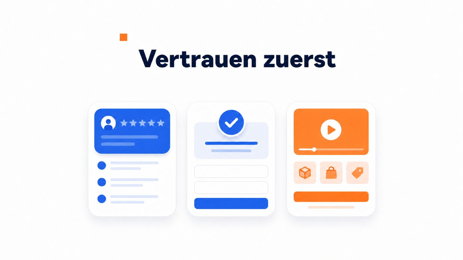 Illustration zum Einsatz für Vertrauen und Leadgenerierung