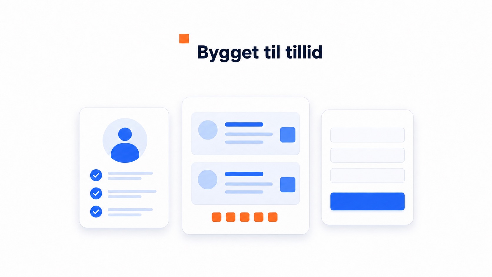 CompleteGreet eller Reelfy: Hvilken videoløsning passer dig? 2 Illustration af tillid og leadgenerering med videowidgets