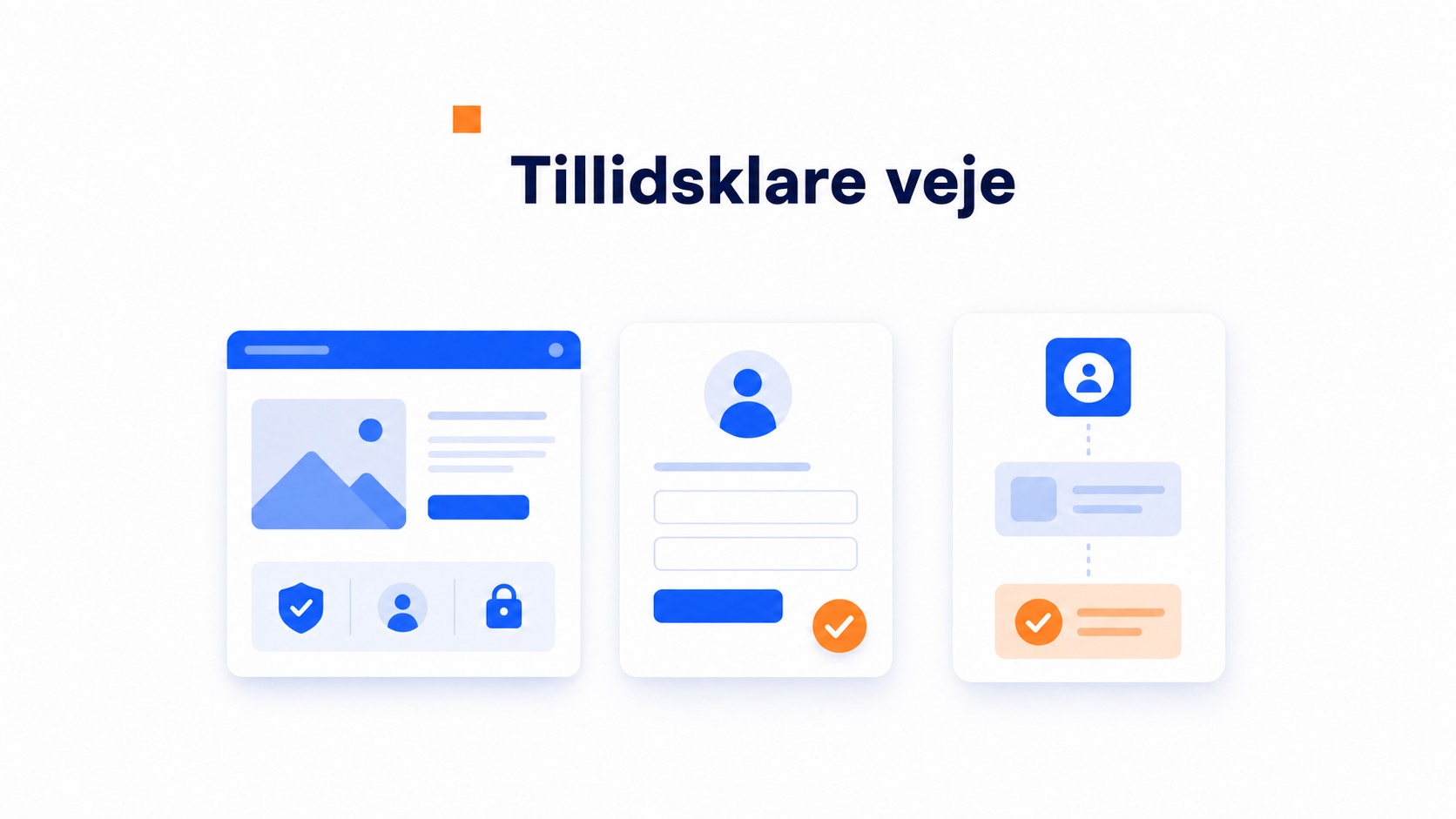 Illustration af tillid og leadgenerering med videowidgets