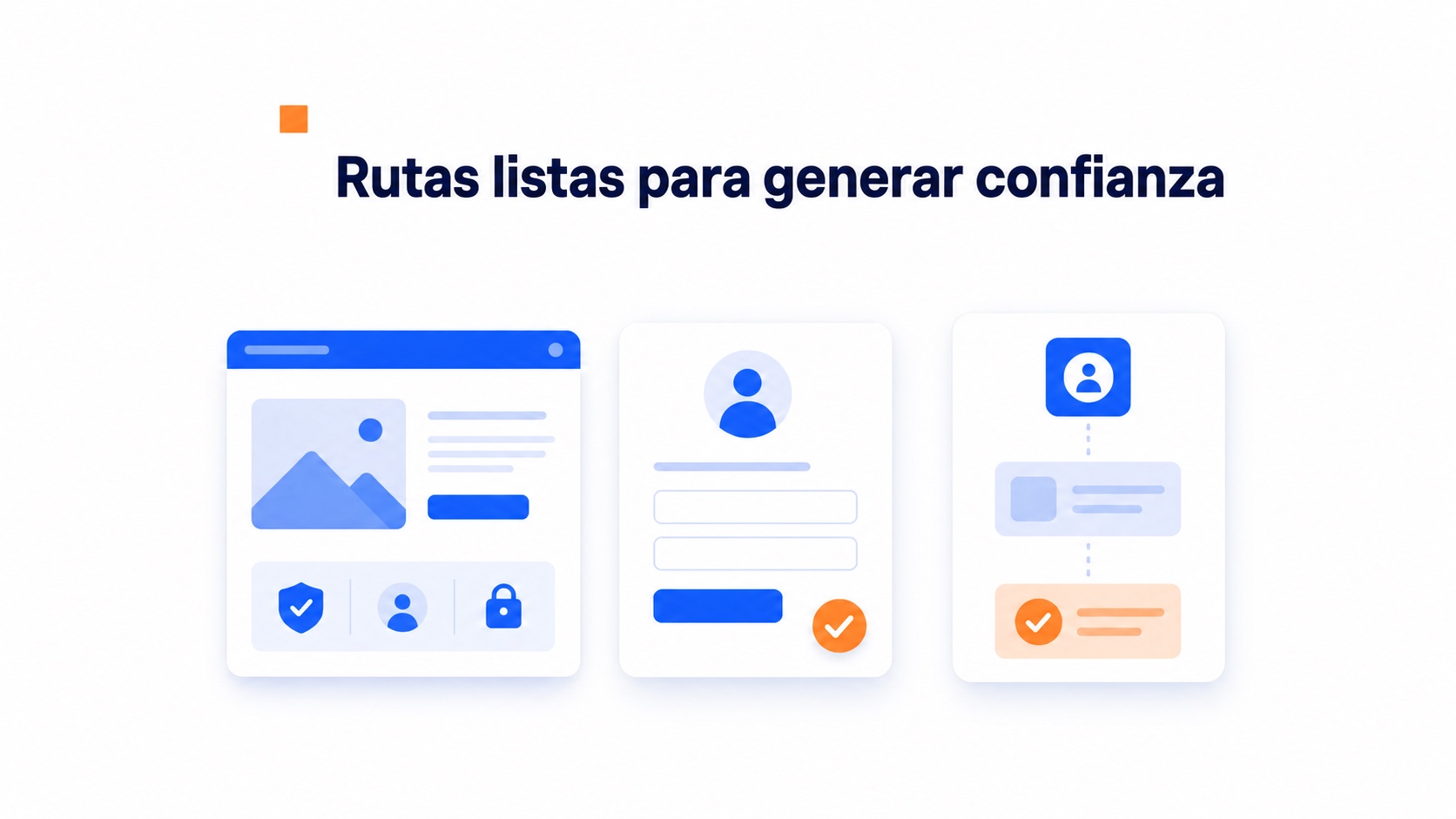 Ilustración de confianza y captación de contactos