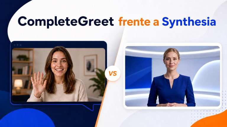 CompleteGreet frente a Synthesia: ¿qué videowidget te conviene?