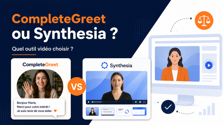 CompleteGreet ou Synthesia : quel outil vidéo choisir ?