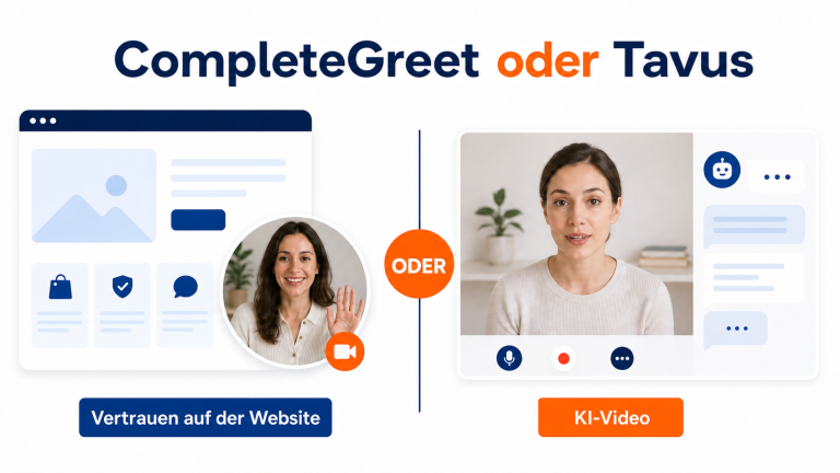 CompleteGreet oder Tavus: Welches Video-Tool passt besser?