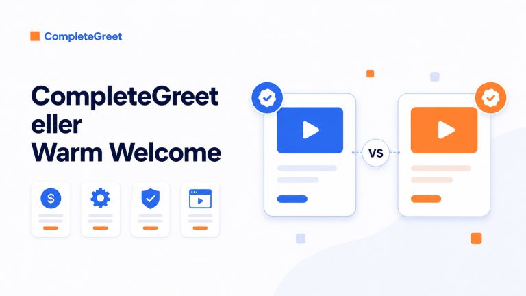 CompleteGreet eller Warm Welcome: Hvilket videoboble-værktøj passer bedst?