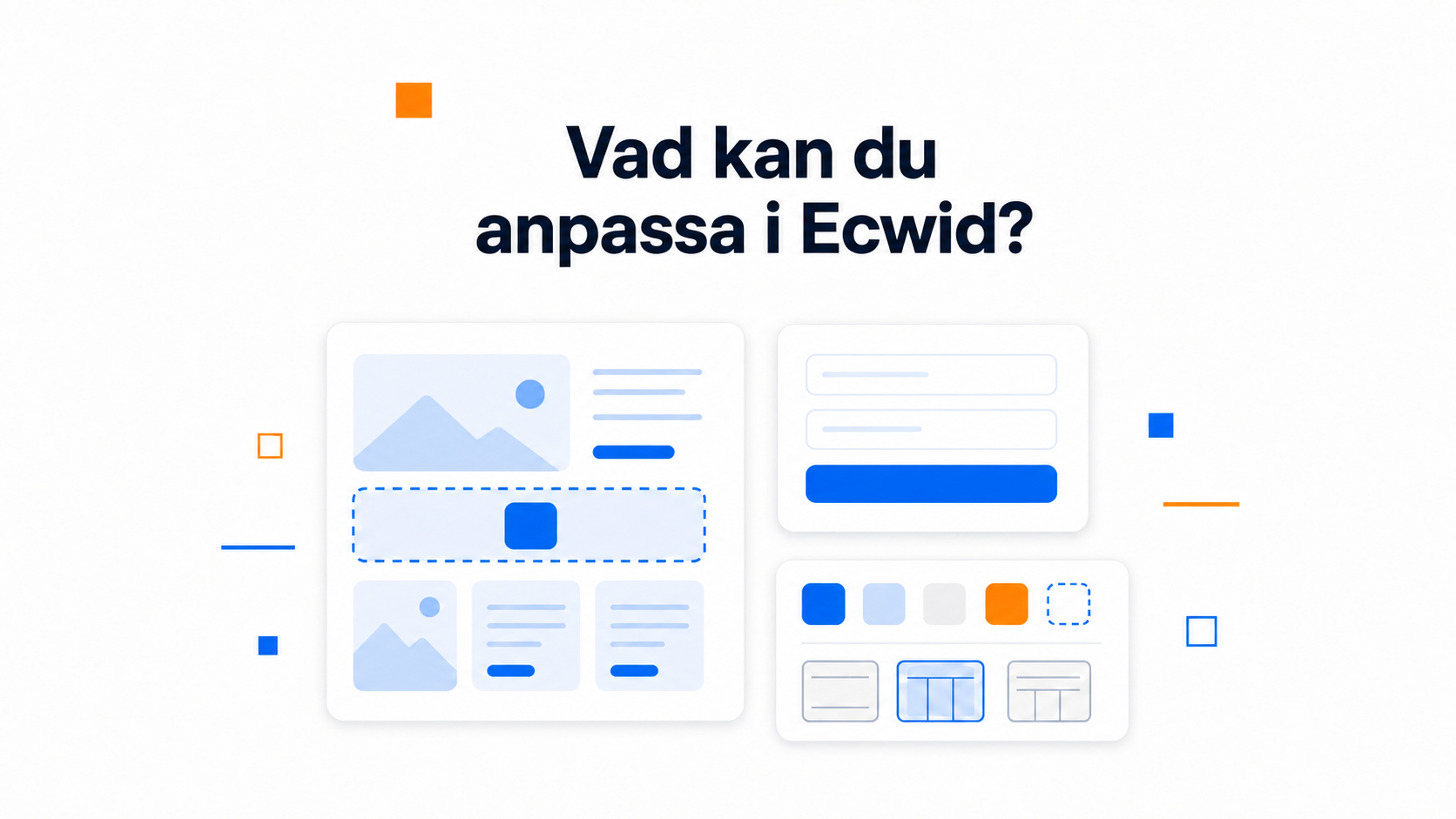 Videowidget för Ecwid-butiker