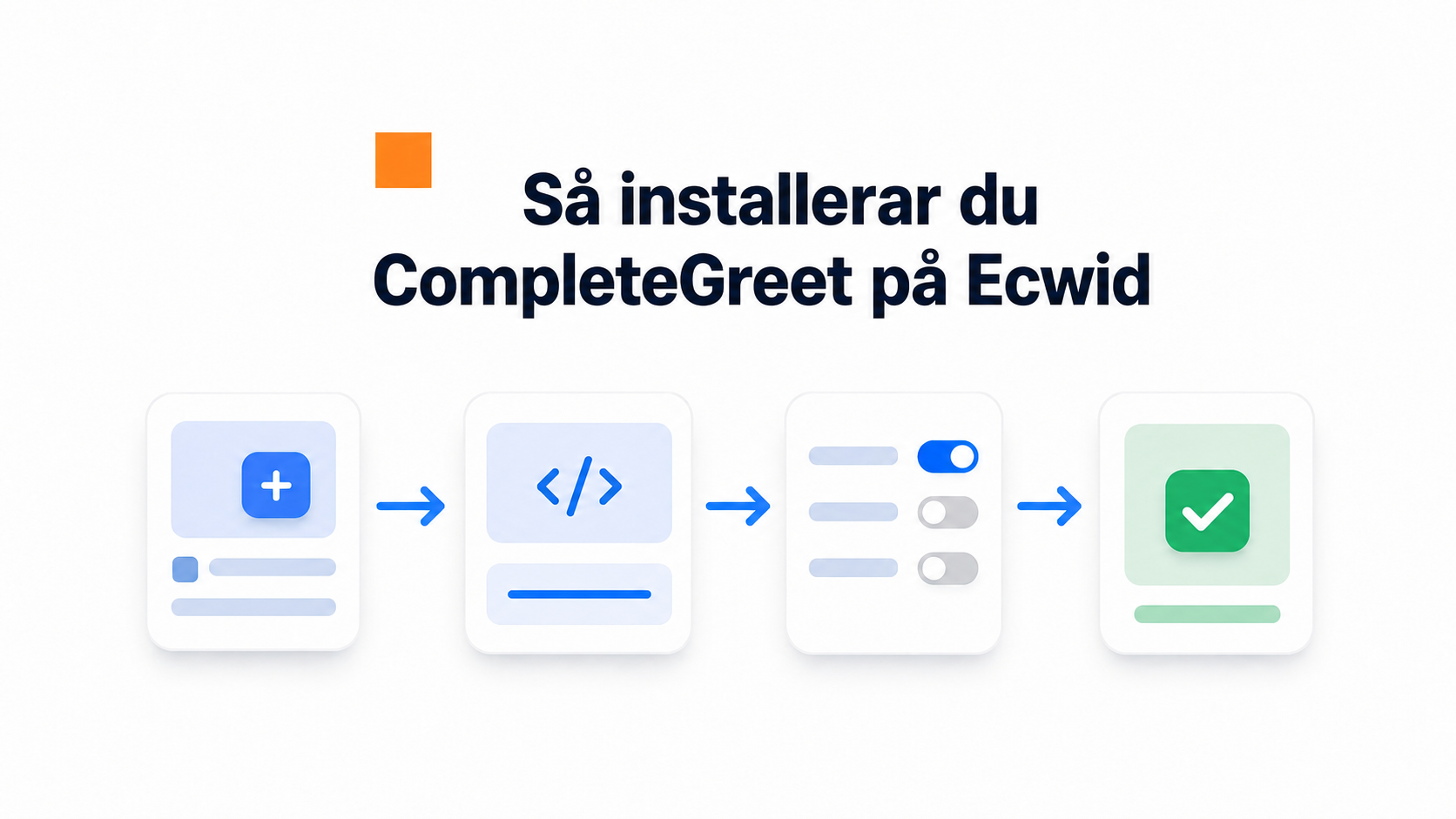 Videowidget för Ecwid-butiker