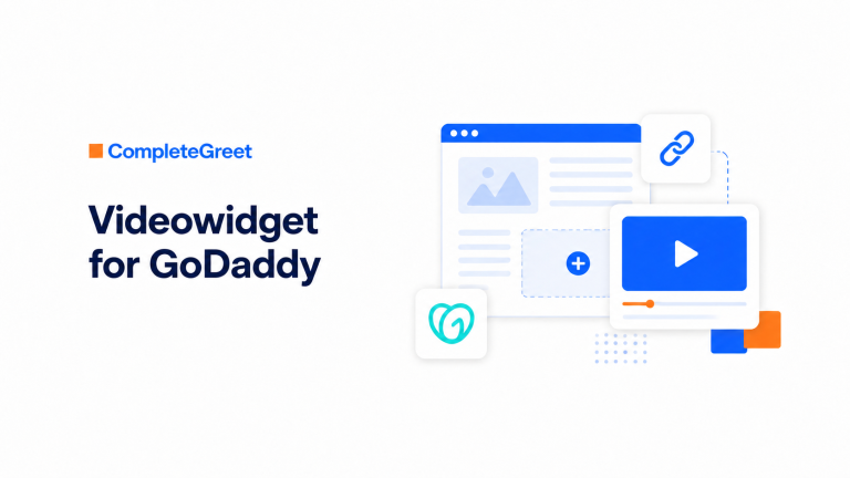 Videowidget for GoDaddy-nettsteder