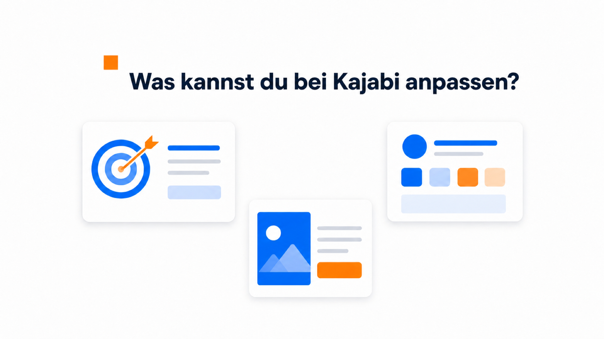 Anpassungsmöglichkeiten einer Kajabi-Videobubble