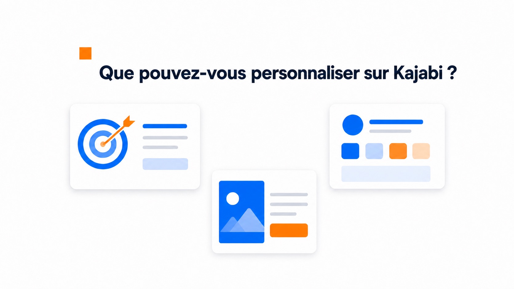 Options de personnalisation d’une bulle vidéo Kajabi