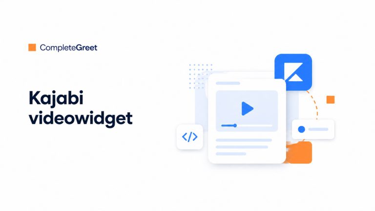 Slik legger du til en videoboble på Kajabi