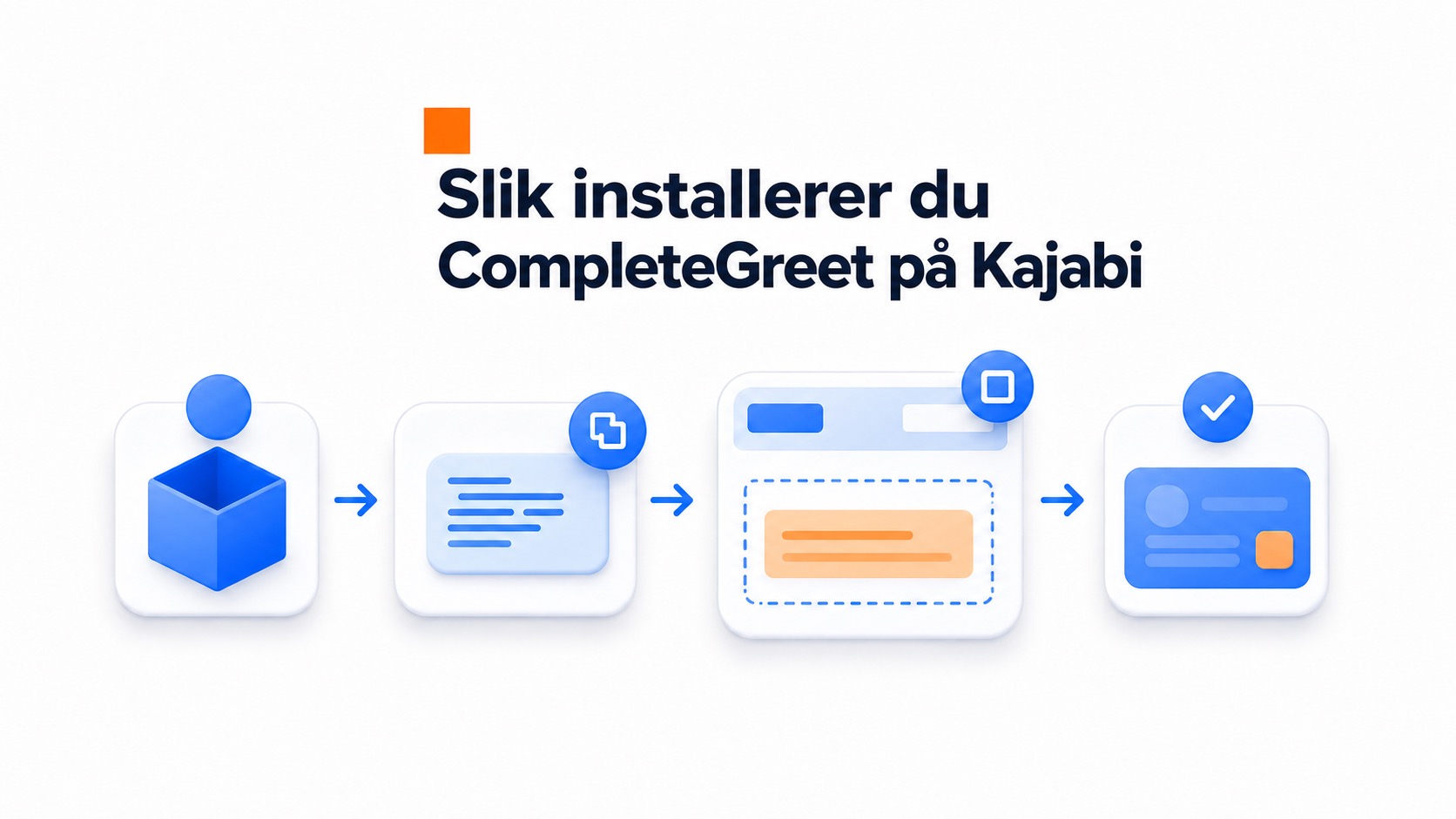 Slik legger du til en videoboble på Kajabi 1 Slik installerer du CompleteGreet på Kajabi