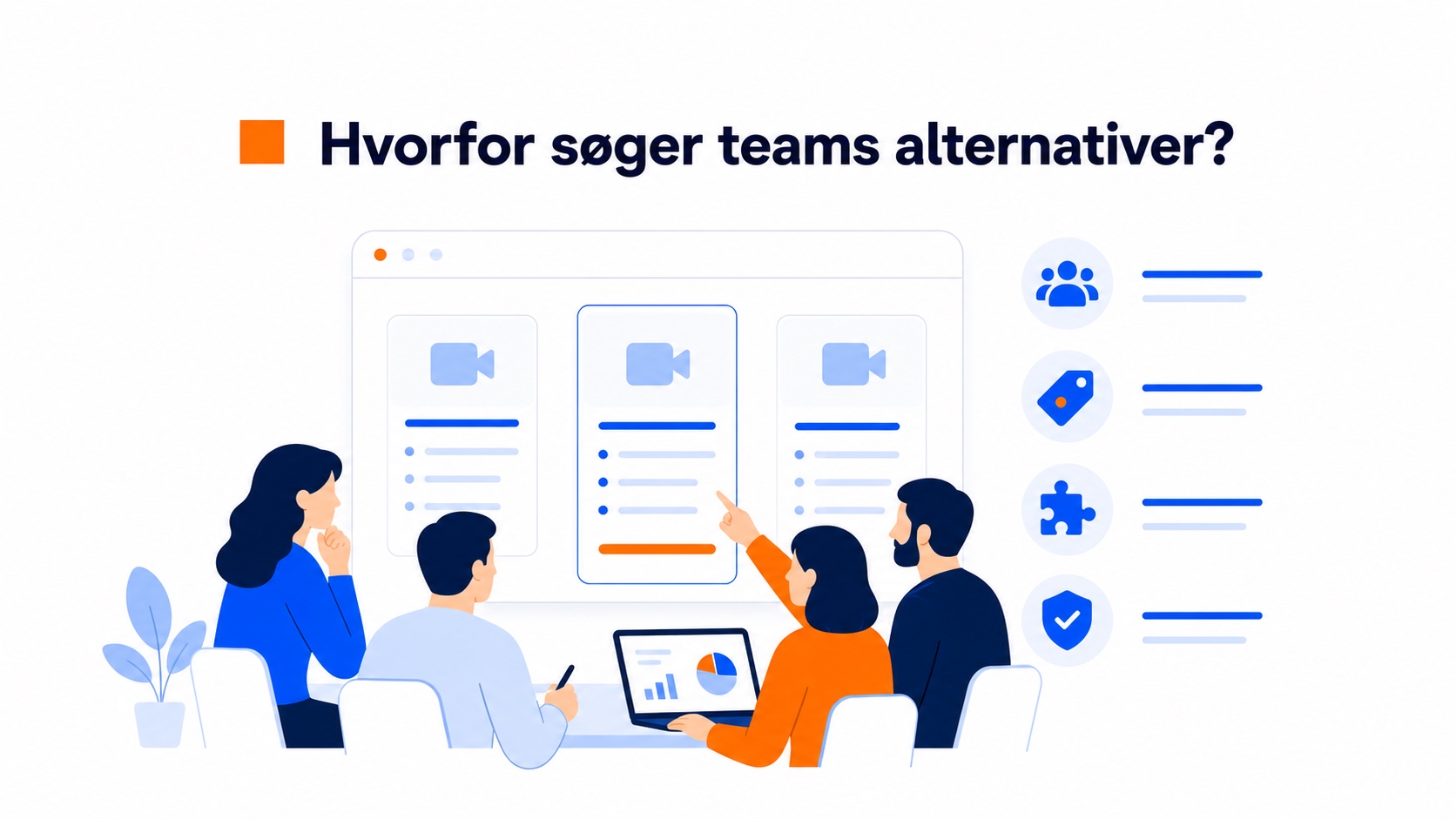 Illustration af alternativer til Warm Welcome