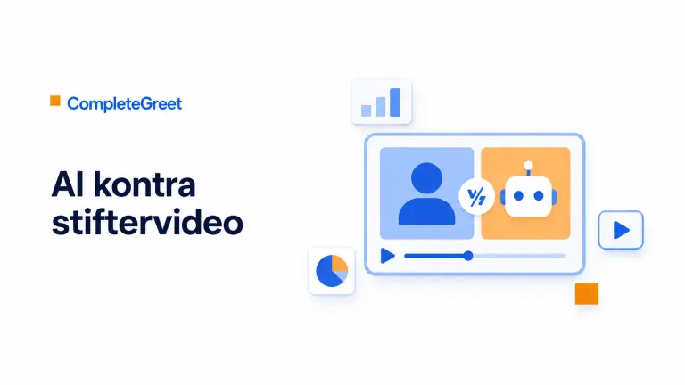 Vil AI erstatte stifterens videovelkomst?