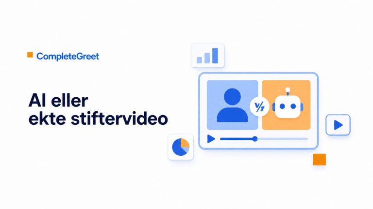 Vil AI erstatte ekte stifterhilsener?