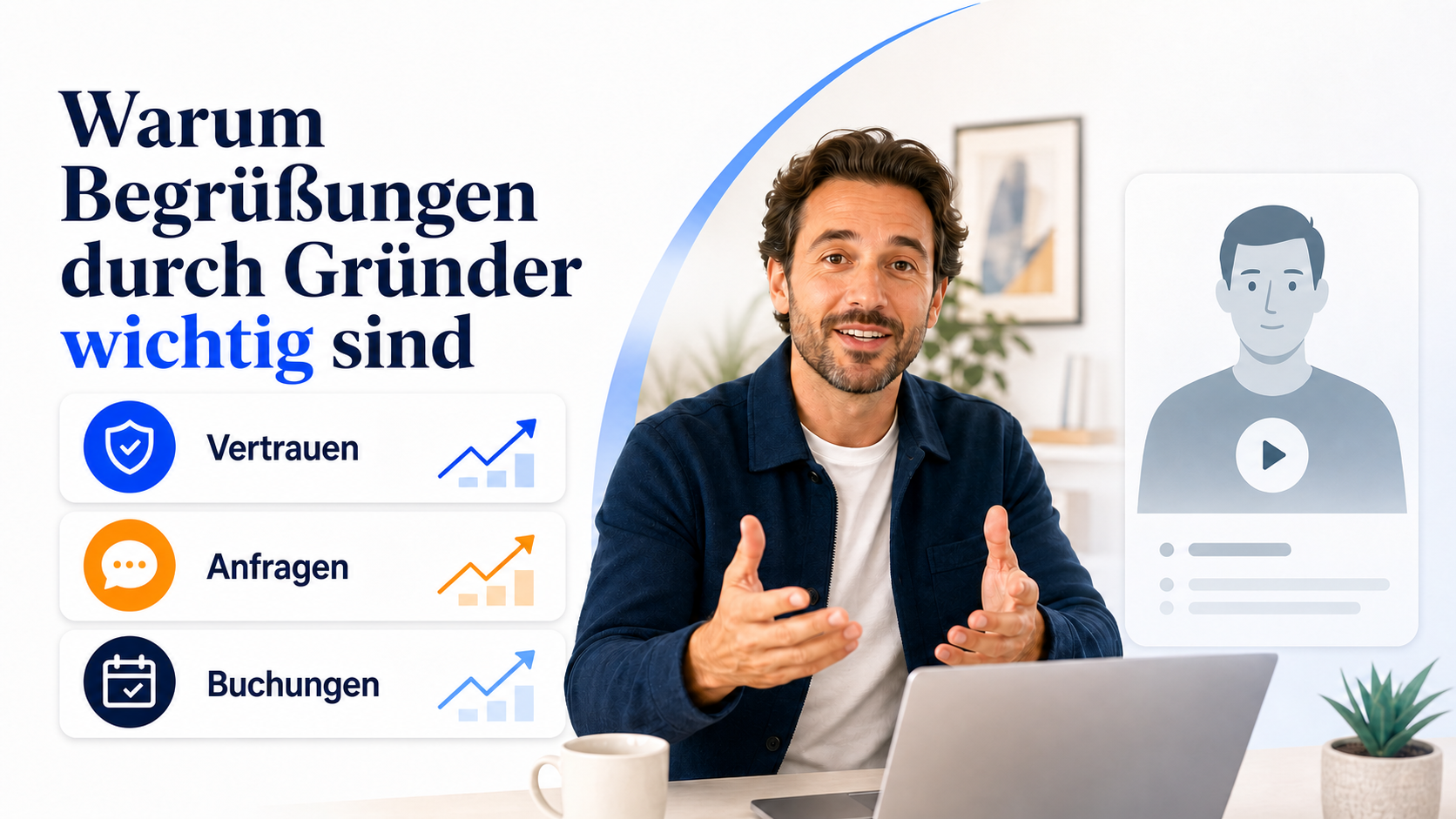 Illustration, warum echte Gründerbegrüßungen für deine Ergebnisse wichtig sind