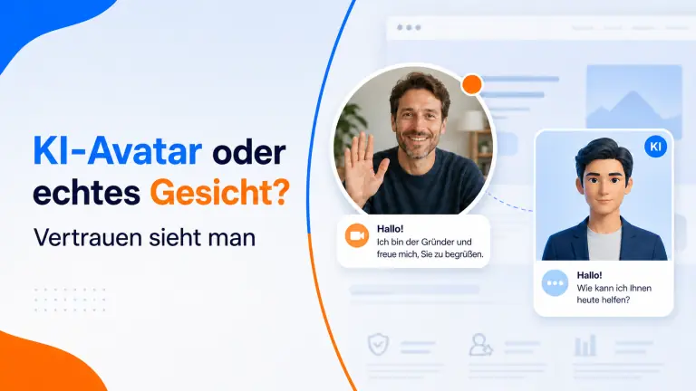 KI-Avatare oder echte menschliche Videos auf deiner Website?