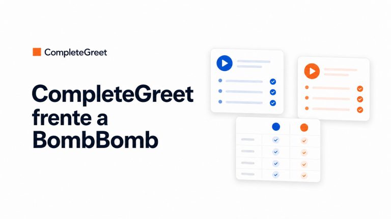 CompleteGreet frente a BombBomb: ¿qué herramienta de vídeo elegir?