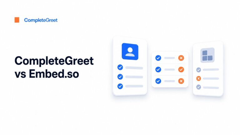 CompleteGreet vs Embed.so
