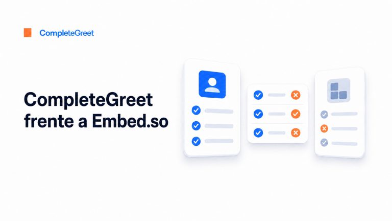 CompleteGreet frente a Embed.so: ¿qué videowidget te conviene?