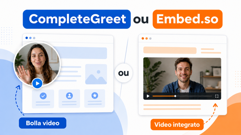 CompleteGreet o Embed.so: quale widget video scegliere?