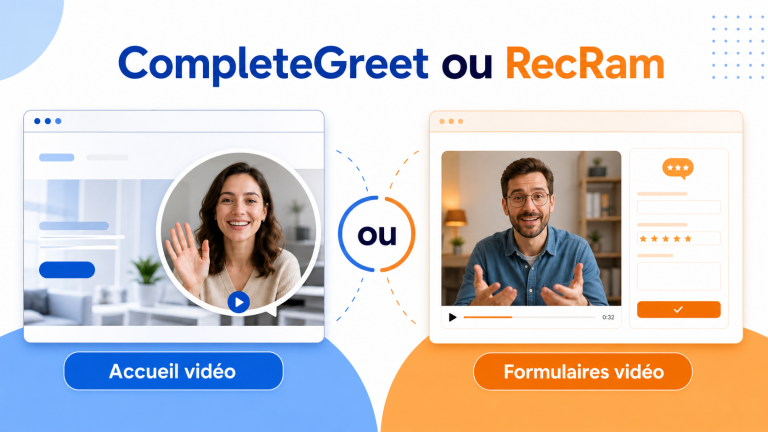 CompleteGreet ou RecRam : quel widget vidéo choisir ?