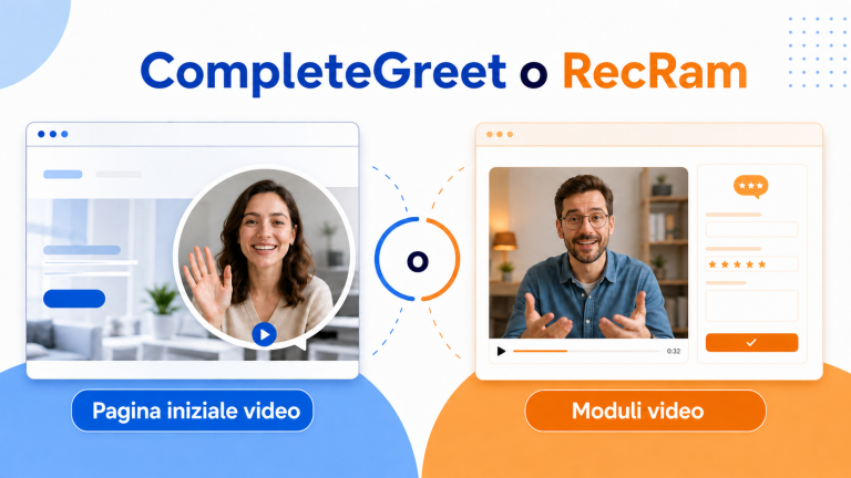 CompleteGreet o RecRam: quale widget video scegliere?