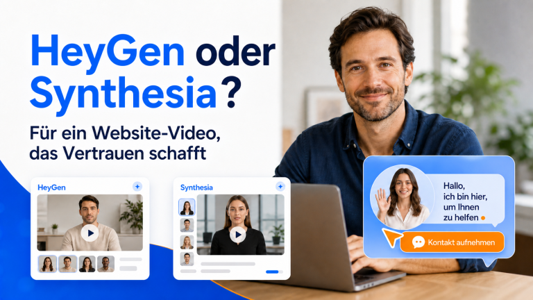 HeyGen oder Synthesia für Website-Videos: Welches Tool passt besser?