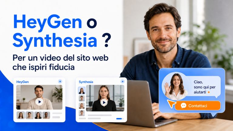HeyGen o Synthesia per i video sul sito: quale scegliere?